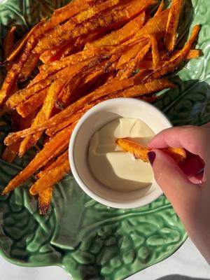 Frites de patates douces au four