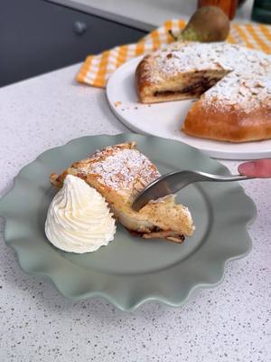 Tarte briochée Belle-Hélène