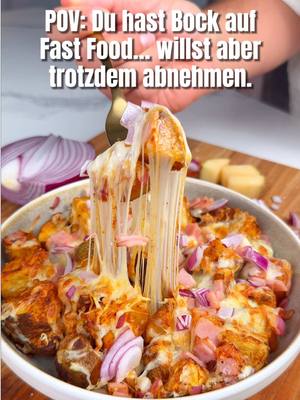 Schinken-Käse-Kartoffel-Bites aus dem Airfryer