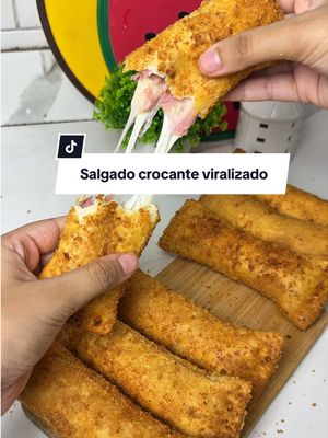 Crispy Ham and Cheese Rolls