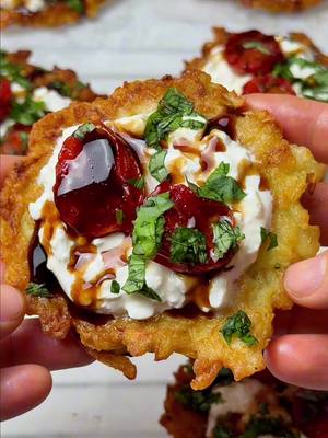 Latkes de pommes de terre Caprese