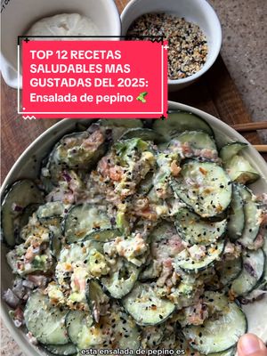 Ensalada de pepino fácil y baja en carbohidratos