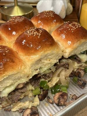 Philly Cheesesteak Sliders