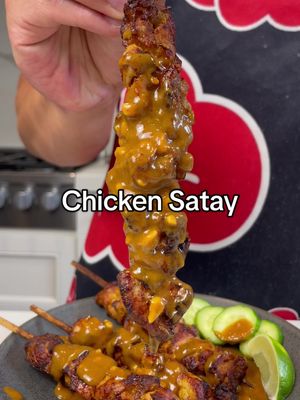 Chicken Satay with Peanut Sauce