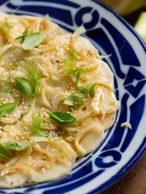 Salade de poire et fenouil