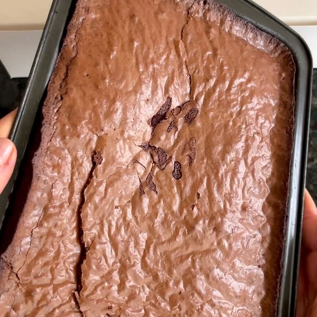 Brownies con Corteza Brillante