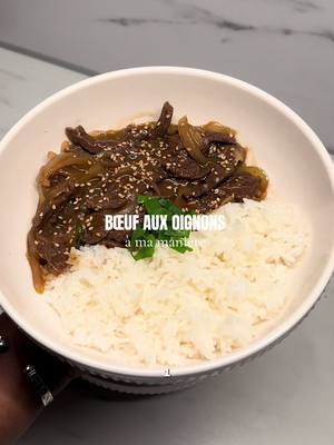 Bœuf aux oignons rapide
