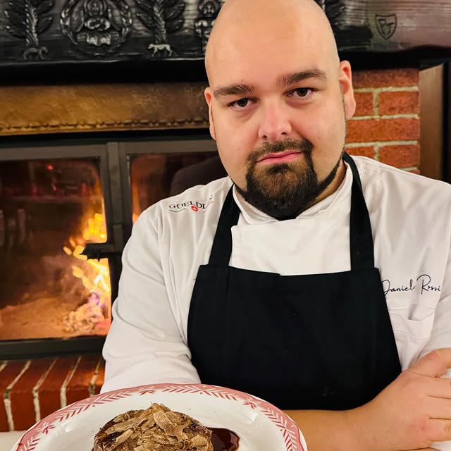 Filetto con riduzione di scotch, miele, tartufo bianco e demi-glace