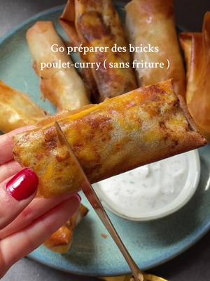 Bricks au Poulet au Curry et Fromage