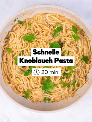Knoblauchbutter Spaghetti