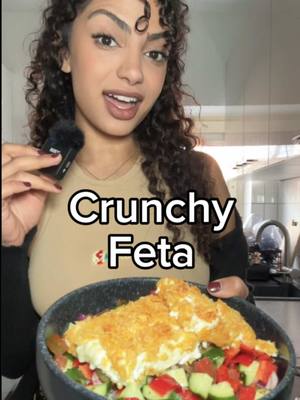 Knuspriger Feta mit 40 g Eiweiß